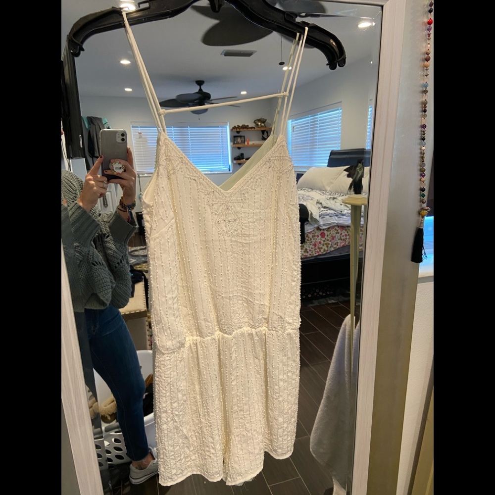Beaded white romper - Picture 2 of 8